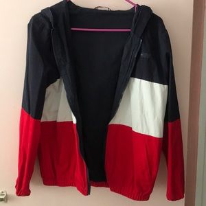 Brandy Melville Blue/Red Striped Jacket